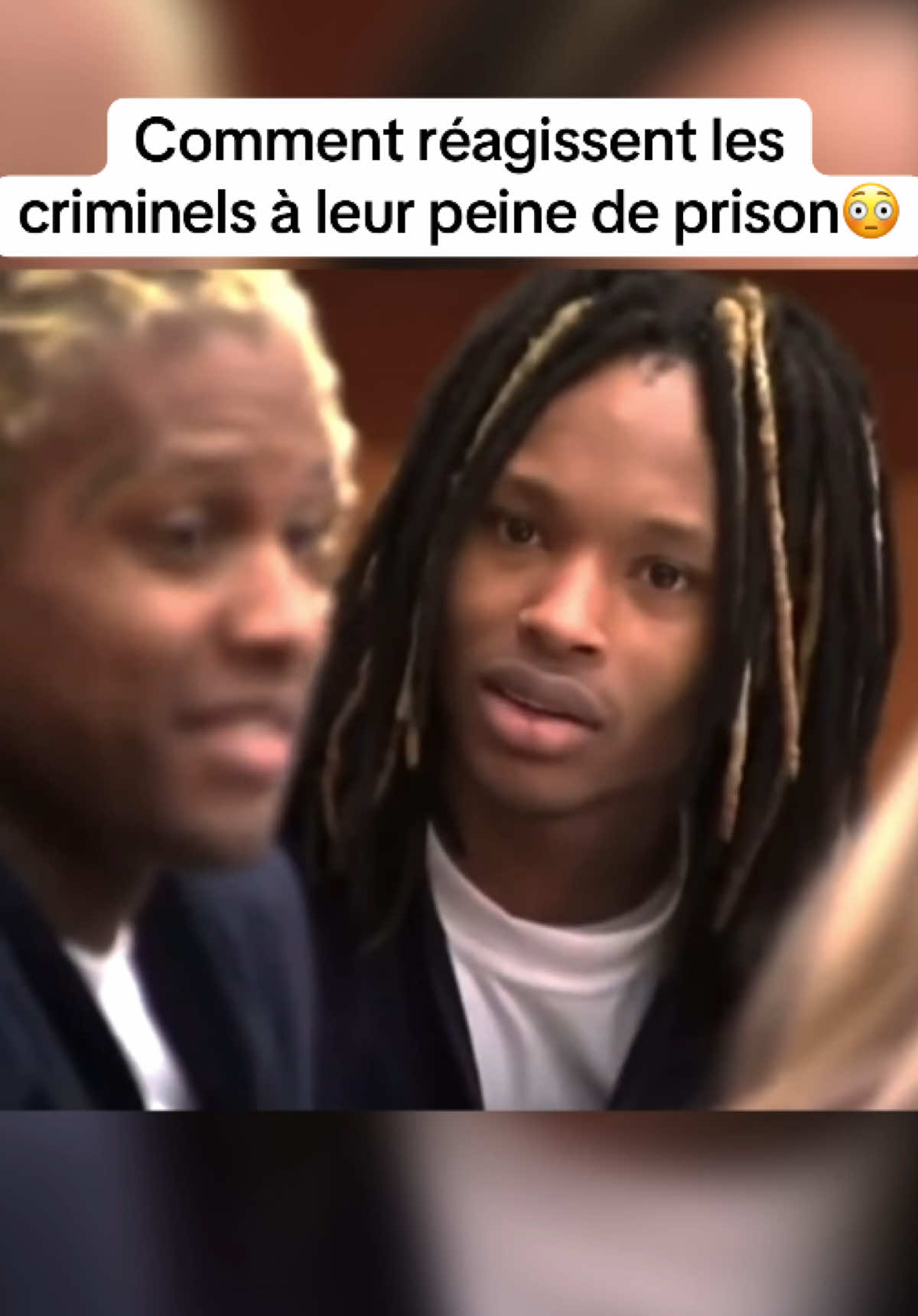 Comment réagissent les criminels à leur peine de prison😳#prison #criminel #faits #faitsdivers 