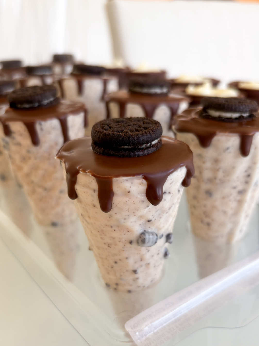 Cone sabor oreo 🍪 #conetrufado #conetrufadogourmet #oreo #oreolovers #conetrufadodeoreo@OREO @oreo.brasil 