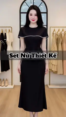Set đồ nữ tính mặc đi làm, đi tiệc đều xinh hết nấc! #thoitrangnu #setaovay #gucongso #setdinu #tiktokaff 