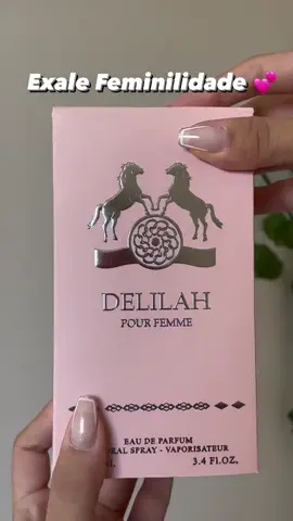Delilah: um perfume floral e encantador que revela delicadeza, charme e feminilidade em cada gota. #perfumearabe #delilah #charme #perfumetiktok 