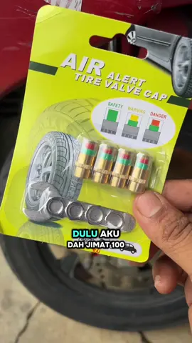 Tayar cepat rosak kalau tak cukup angin  #tirevalvecap 