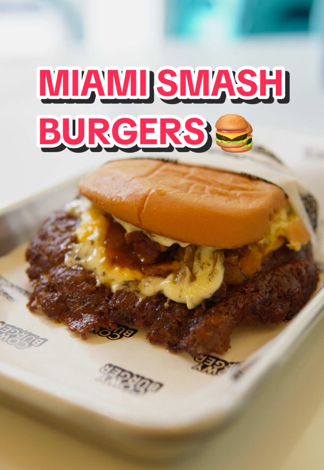 Enjoyed my visit to Cowy Burger! 🍔  #food #Foodie #burger #cheeseburger #smashburger #fries #bacon #nachos #miami #miamifood #miamifoodie #cowyburger 