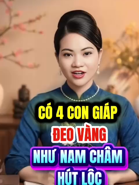 CÓ 4 CON GIÁP ĐEO VÀNG LÀ NHƯ NAM CHÂM HÚT LỘC#phongthuy #meophongthuy #kichhoattailoc #tailoc #mayman #phongthuynhagiachu #phongthuykinhdoanh #phongthuythucchien #phongthuyhuthutloc #phongthuynhadep #lawofattraction #fyp #xuhuongtiktok