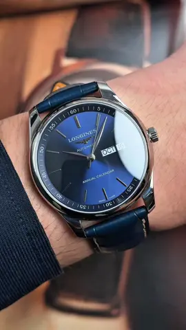 Đồng hồ #Longines master collection annual calendar dial xanh chải tia thanh lịch  #dongholongines #longinesmaster #donghonam #L29104920 