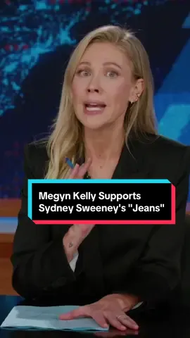 The Sydney Sweeney ad controversy has Megyn Kelly outraged on behalf of one of America's most underrepresented groups: blond women #DailyShow #MegynKelly #SydneySweeney #Jeans 