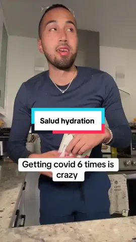 Getting Covid 6 times is crazy ! Stay hydrated and drink your electrolytes! #salud#hydration#supplement#immunityboost 