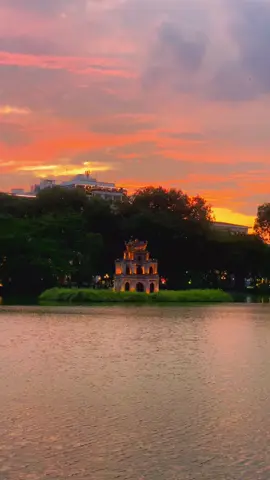 Hoàng hôn hồ Gươm 01.08.2025 #hanoi #hoguom #hoanghon 