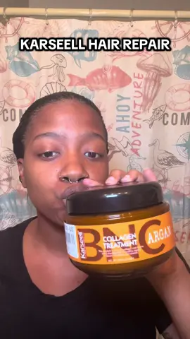 Shiny ,healthy hair mask! #arganoil #karseell #karseellcollagen #karseellhairmask #hairtreatment 