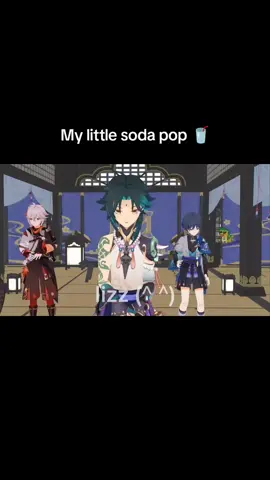 My Soda pop as anemo boys (let's ignore kinich 👀) Animation by me Models By HoYoverse  Shader: festivity BG: kamisato estate by tigercat #animation #GenshinImpact #sodapop #kpopdemonhunters #fyp 