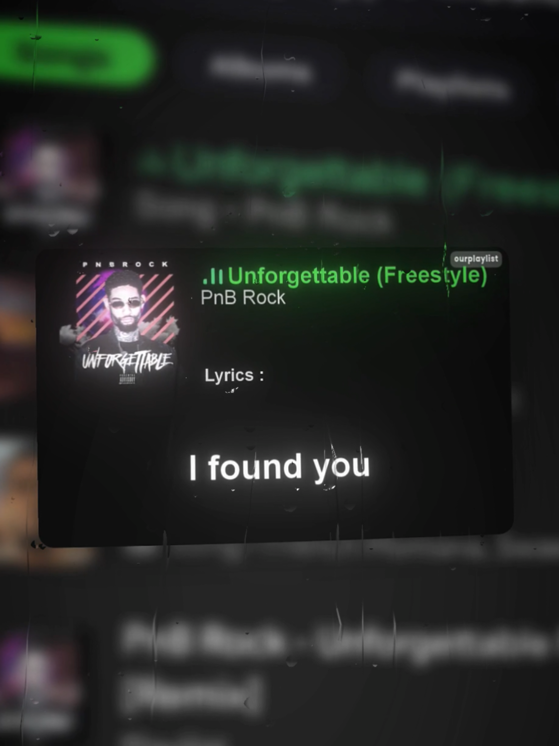 Unforgettable (Freestyle) > #mytypemusic #unforgettable #pnbrock #music #lyrics #fyp #viral #🎧 #foryou #foryoupage 
