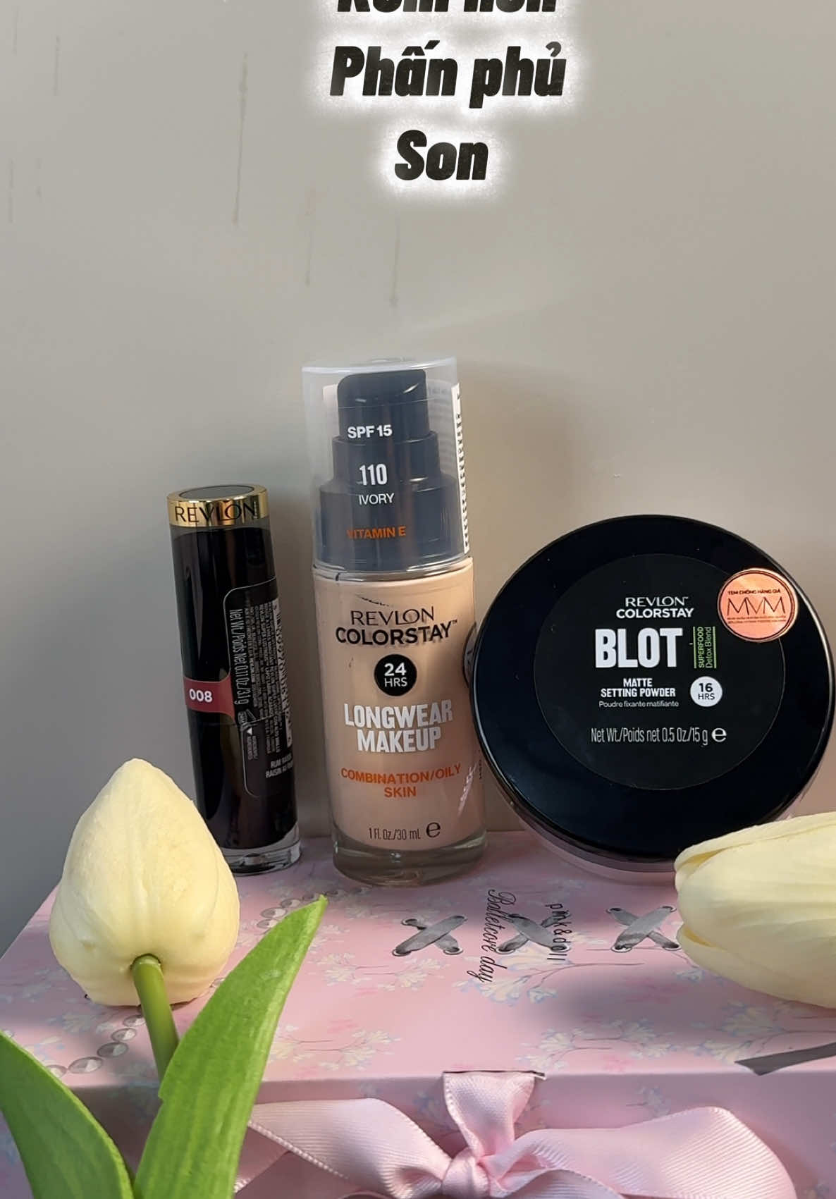 Công nhận makeup dịu keo, ai đang tập makeup thì nên tham khảo❤️❤️ #revlon #sonrevlon #makeup #phanphu #kemnen #sonxinh 