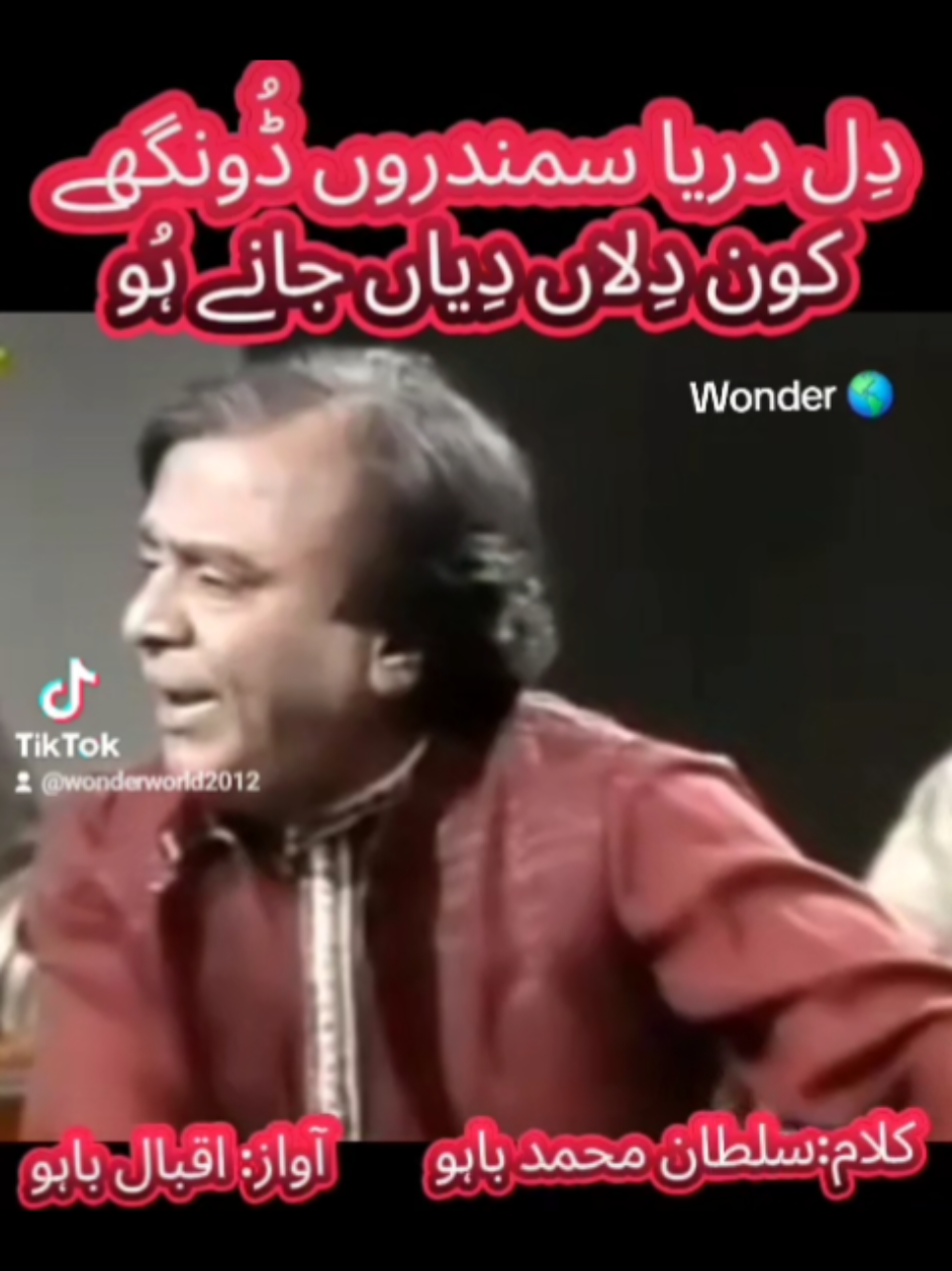 Dil Darya Sumunderoun Dunghy Iqbal Bahu , Sultan Bahu #punjabisong #Iqbalbahu #sultanbahu #kalam #sufism ##sufisong #punjabi #fock 