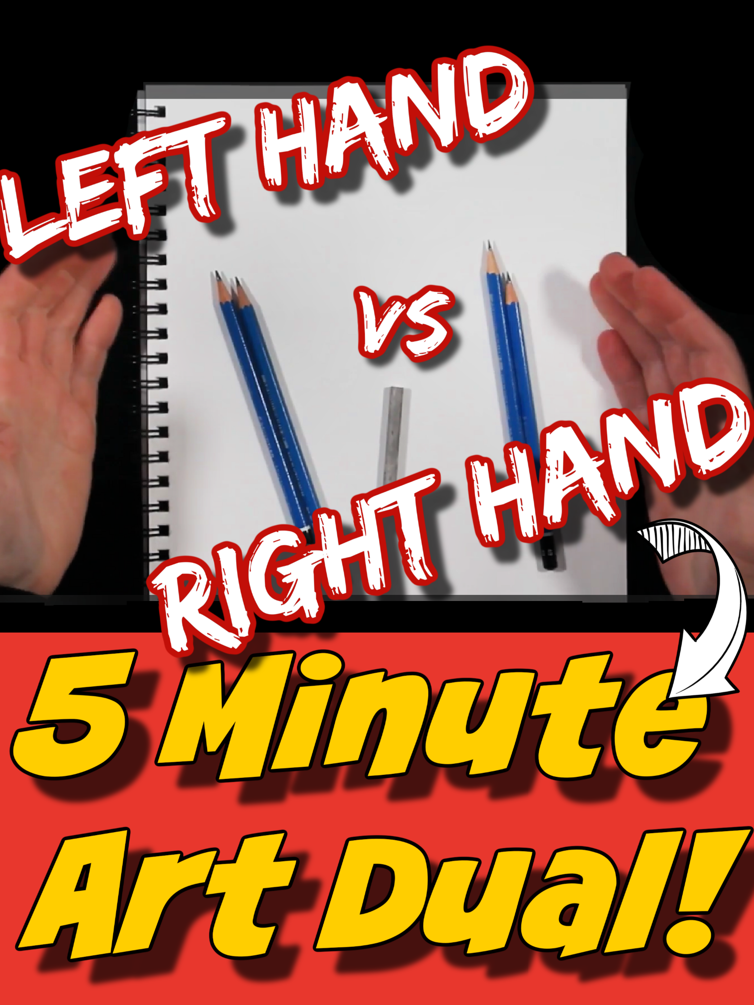 Left Hand vs Right Hand Art Duel! Who won?  My left hand challenged my right hand to an art duel. This is the first time I've ever done this challenge. It was very fun. The goal was both hands drawing different images at the same time. Challenge lasted 5 minutes. Still have a lot to learn about drawing with both hands. I can't yet make them think fully independantly. I can do it in short segments but not for the full length of a picture. I'm eager to return to this challenge.  #drawingchallenge #sketchbook #howtodraw #patience #practice
