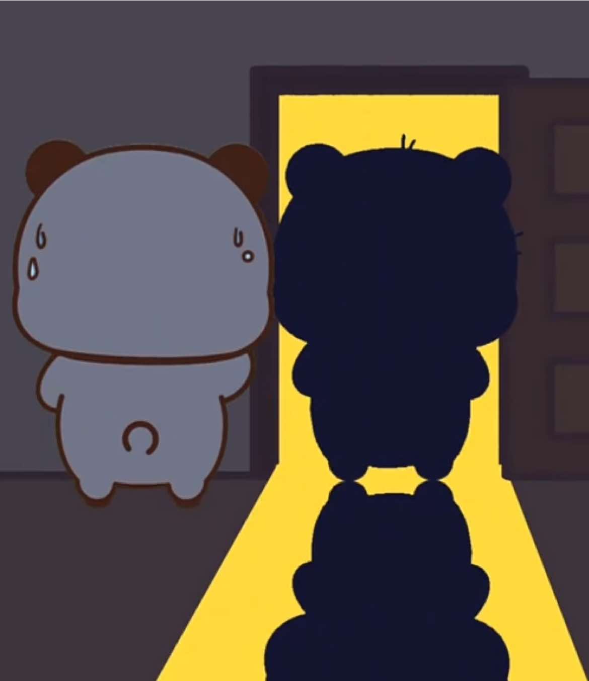 Bubu và Dudu bị mắc mưa #bubududu #一二布布 #xh #couple #fyb 