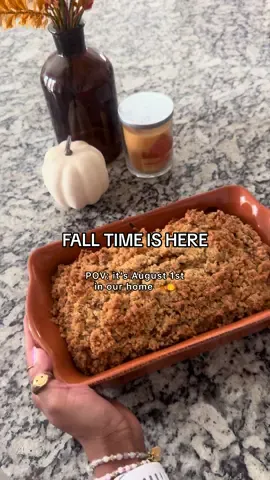 The time is here!!!! 😭🍂🍁 I decorate for Fall today & from here until January, my home is soooo cozy!! 🍂 will post recipe tomorrow 🥹  #autumnvibes #fallseason #pumpkinseason #pumpkinbread #cozyathome #cozyhome #pumpkinseason #fallaesthetic 