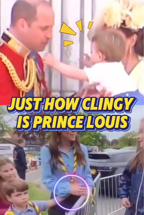 All of Louis’s clingy #princelouis #cute #clingy #princewilliam #princesskate #queenelizabeth2 #kingcharles #royalfamily #happy #celebrity #new #foryou #fyp 