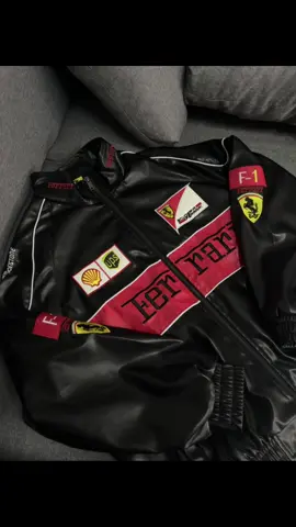 Leather Jacket #ferrari #fyp #trend #foryou #f1 