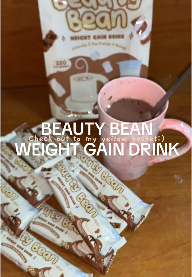 BEAUTY BEAN WEIGHT GAIN DRINK✨ #beautybean #weightgain #chocomallows #fyp #newaffiliate 