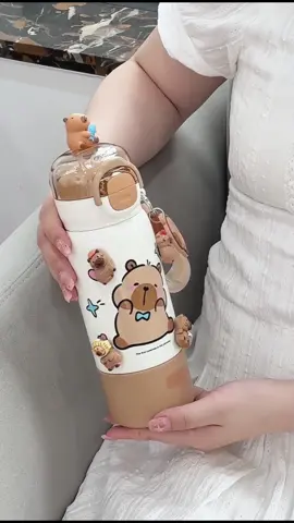 🦥 SIP IN STYLE WITH OUR CAPYBARA THERMOS CUP! ☕ Meet your new favorite travel buddy—this Cartoon Capybara Stainless Steel Thermos Cup keeps drinks hot/cold for hours while spreading instant joy!  ✨ WHY IT’S ADORABLY PRACTICAL: ✅ 12hr heat / 24hr cold – Double-wall insulation  ✅ Leak-proof capybara lid – Super cute & functional  ✅ Eco-friendly stainless – No plastic taste, BPA-free  ✅ Non-slip silicone base – Prevents table spills  🌿 Perfect for: • Work desks • Travel • Gifts • Capybara enthusiasts  👉 Comment “CHILL” or tap the link in bio to adopt this cutie!  #CapybaraLove #ThermosCup #TravelEssentials #CuteDrinkware #SlowLiving
