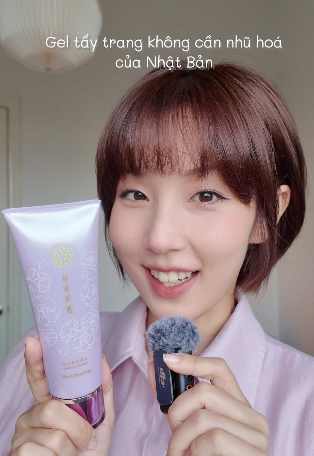 Gel tẩy trang không cần nhũ hoá, thơm nhẹ nhàng như đi Spa ở Nhật Bản, em này xứng đáng được viral hơn!! #SakuraSakuyahime #skincare #geltaytrang 