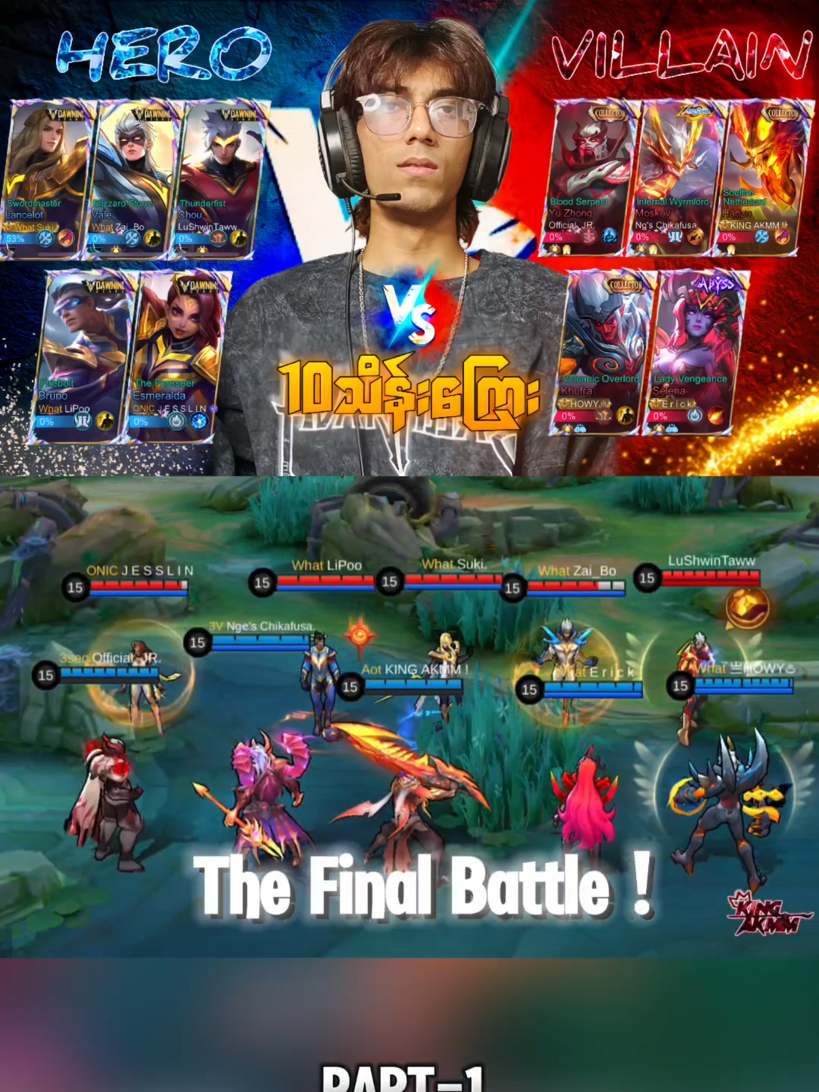 Part-1 Heroတွေနိုင်မယ်ဆိုတာ ဇာတ်ကာစထဲမှာဘဲရှိမှာလား?🤣 #kingakmm #fyp #foryou #MLBBMM #mobilelegendsbangbang #thinkb4youdo 