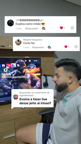 Como fazer Live no TikTok pelo PS5. #Play #foyupage #Dmz #game #Cod 