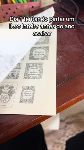 Dia 1 tentando pintar small victories até o fim do ano.#coloring #viral_video #viralvideos #fyp #colorindo 