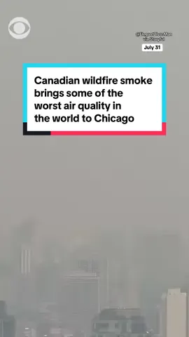 Smoke from the Canadian wildfires sent Chicago to the top of the list of most polluted cities in the world on Thursday. According to IQAir, Chicago's air quality index on Thursday was, for a time, standing at 174, the worst of any major city in the world. The Canadian wildfire smoke caused poor air quality and was especially harmful to people with health conditions, as well as young children and the elderly. Visibility was poor, as low as two miles in some areas. Poor air quality continues in Chicago on Friday as events including Lollapalooza and Fiesta del Sol enter their second day. Read more in the link. #chicago 