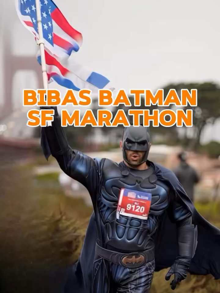 Eli Wininger ran the San Francisco Marathon in honor of the Bibas boys and all victims of October 7th, telling their stories to runners throughout the race. 🇮🇱🇺🇸 A powerful stride for those who can’t run free. 🧡🎗️ @israelinla @israelinsf