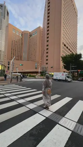 Just a Muslim girl walking through Tokyo 🇯🇵🧕🏽✨ Alhamdulillah for every step. #MuslimTraveller #HijabiInTokyo #HalalJapan #MuslimahTravels