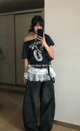 #laceskirt over pantss?!? saurr cutee #laceskirtstyling #skirtoverpants #layeringoutfits #outfitpinterest #pinterestinspo #outfitideas #fashiontiktok #shoujogirl #acubi #jfashion #styleinspo #rokrenda 