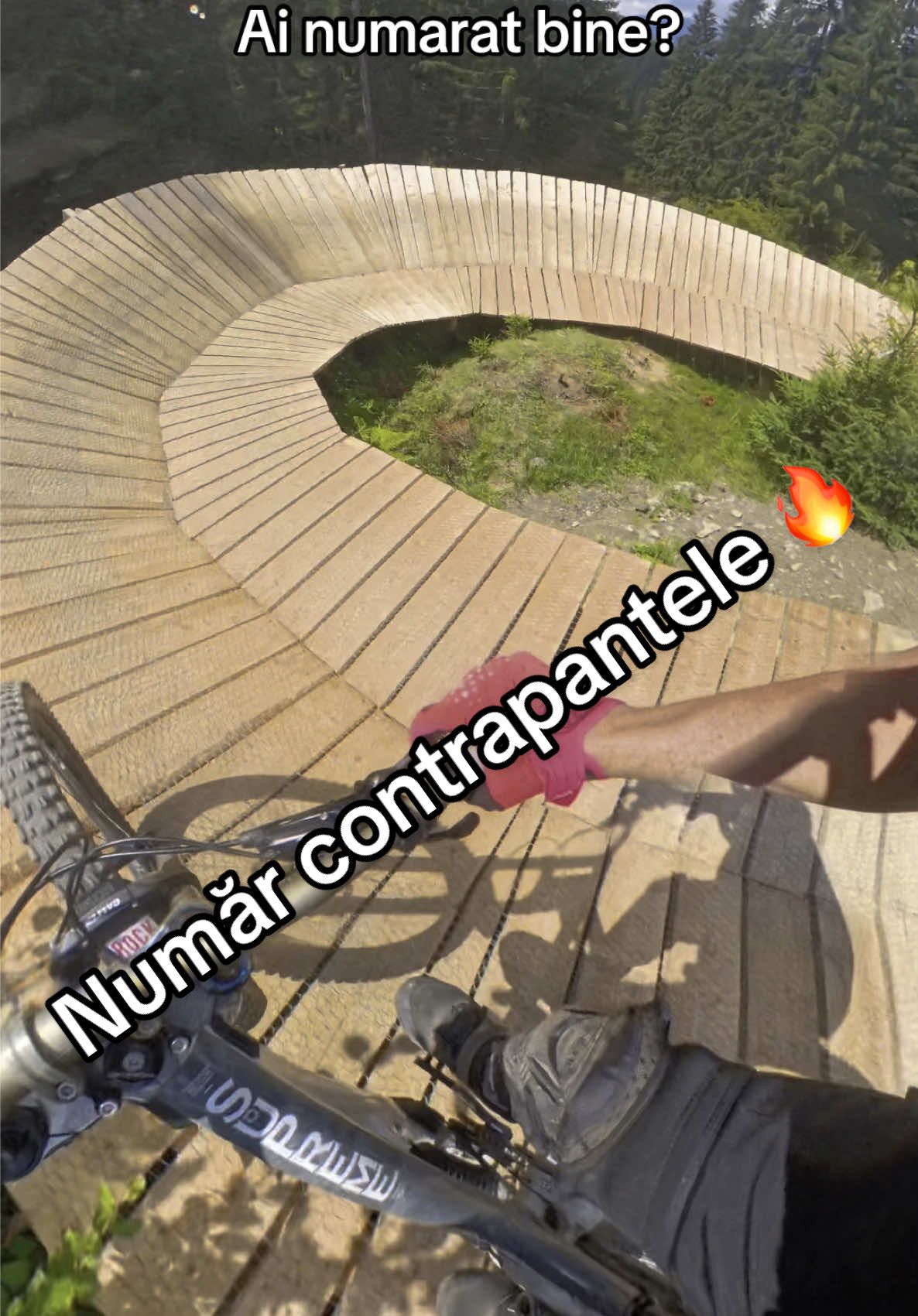 Replying to @👍🏻Vlad🤪  Am numarat bine? 😅 Hai sa vedeeeeem 💪 Sunt la Brava Park, in Bran, unde gasesti cel mai prietenos si mai accesibil bike park din Romania 🔥  Traseele sunt foarte bine întreținute, unul este pentru incepatori, iar al doilea este pentru riderii care vor sa invete contrapante sau care vor sa se distreze! Iti recomand sa mergi la Brava si sa te convingi singur 👌🏼  #mtb #downhill #flow #contrapanta #bike #bicicleta #distractie #sport #extrem #viteza #goviral #forfunriders #bikelife #bikepark #speed #berm #tutorial #invatapetiktok 