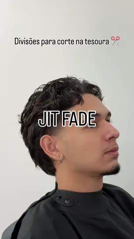 Divisões que me ajudam a cortar mais rápido 💨✂️ Isso agiliza o corte, confia em mim!!!  #jitfade #richardrios #mullet #moicano #barbeirosbrasil #barbearia #cortedecabelo 
