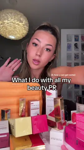 What would you keep?? 🍓💄💋 #glirls #girlthings #glowrecipe #skincare #makeup #yslbeauty #beautyinfluencer #prunboxing #beautypr #sephorahaul @Glow Recipe @YSL Beauty @laneigeca @essence.cosmetics @Boy Smells 