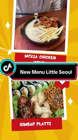 Hai hai Little Chingu🥰💕🫰🏼✨ Tanggal 1 Agustus 2025 nih  Bulan Baru Menu Baru !! 😍😍 Ada gimbap platter yg cocok banget buat gampers atau kado ultah buat orang2 kesayangan🥰✨ Ada jua ayam korea yang dipadukan dengan enaknya keju mozzarella yang disajikan di hot stone😍😍🔥🔥✨✨