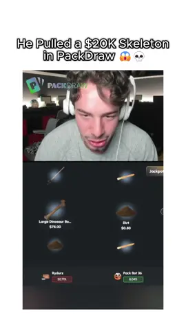 He Pulled $20K Skeleton In PackDraw 💀👻