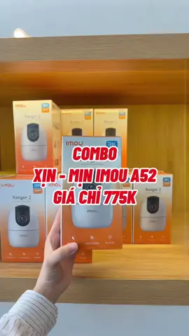 Camera Imou A52, giá rẻ, xoay 360 độ, hình ảnh 3K 5.0M #xuhuongtiktok #xuhuong #thoameone #camera #cameragiamsat #camerangoaitroi #imou #f32 #cameratrongnha 