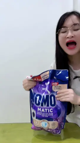 Túi nước giặt Omo matic khổng lồ 4,1kg #nuocgiatomo #xuhuong 