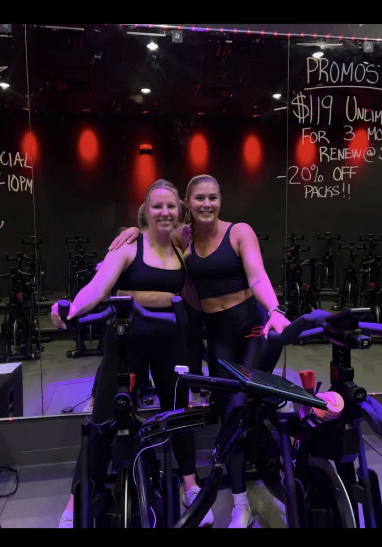 first dual in the books with brookey!!! 👯‍♀️ #cycling #indoorcycling #cycleinstructor #instructor #groupfitness #cyclebar #workoutclass #cyclebarinstructor @Brooke Newton @cyclebarfortlauderdale 