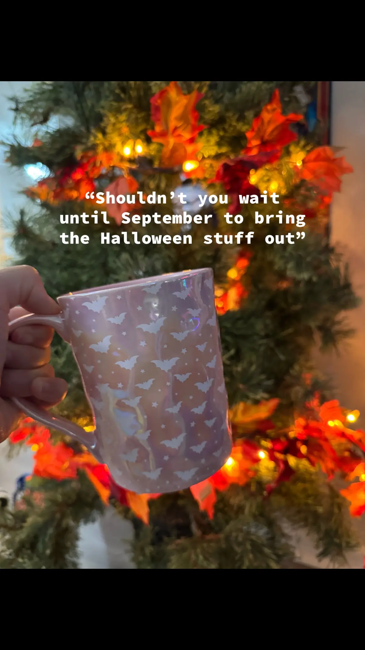 The time has come 😅  #august #halloweendecor 