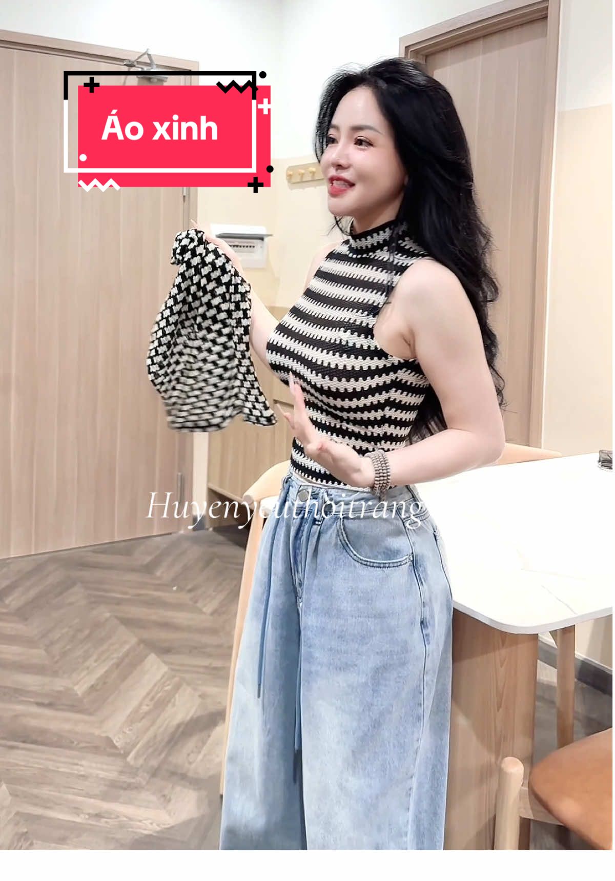 Áo cổ lọ xinh #ao #aobalo #xuhuong 