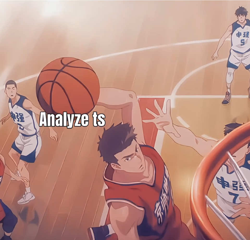The sound effects in this anime is god-tier #lefthandlayup #anime #basketball #fyp #goviral #sportanime #foryoupage #analyzets 