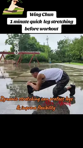 Wing Chun 1 minute quick legs stretching before workout #wingchun #vingtsun #wingtsun #wingchunworkout #wingchunstretch 