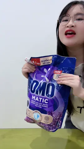 Túi nước giặt Omo matic khổng lồ 4,1kg #nuocgiatomo #xuhuong 