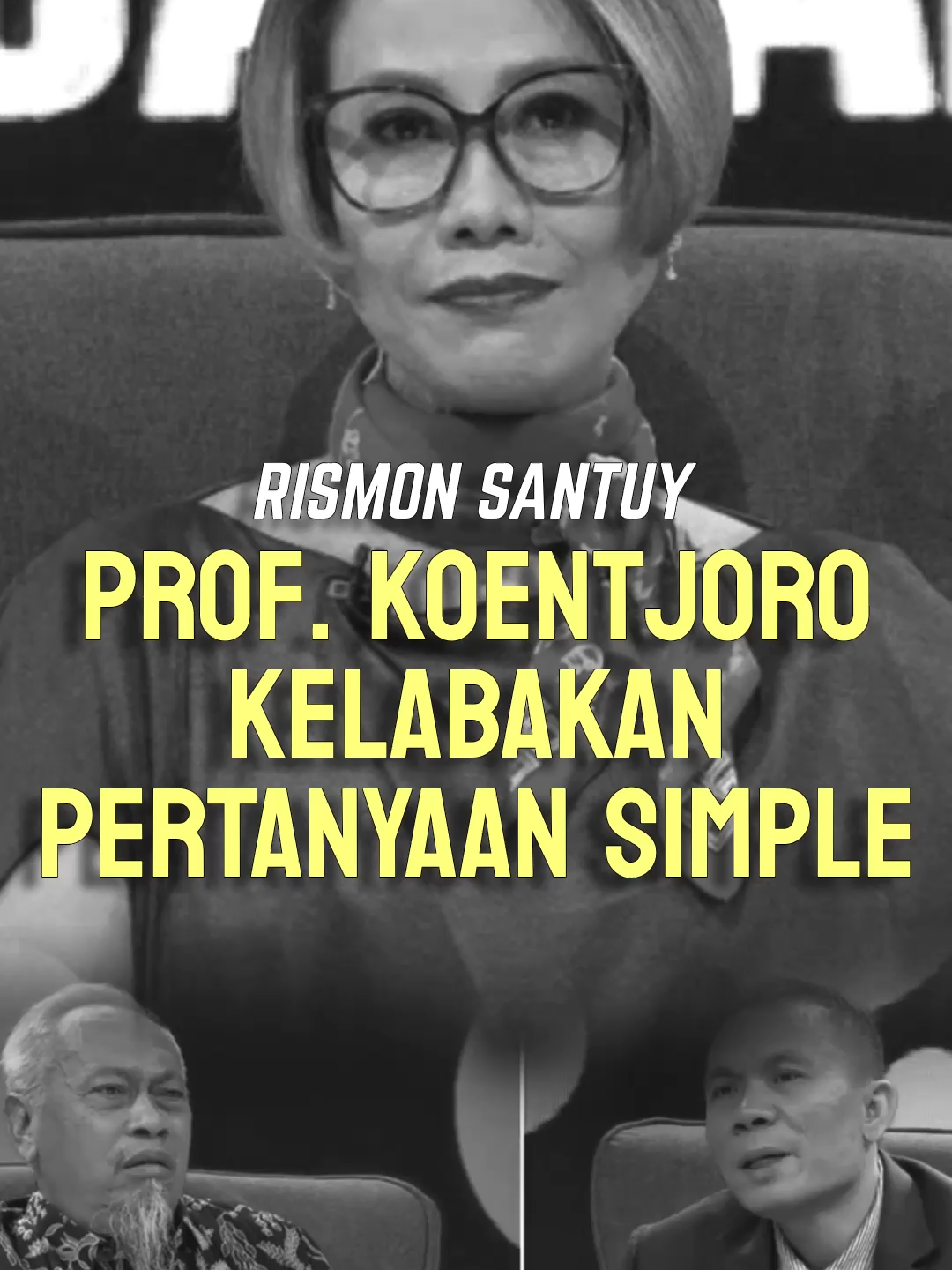 #ProfKoentjoro Kelabakan Pertanyaan Sederhana #Rismon #ijazahjokowi #jokowi #jokowidodo #rismonsianipar #profkoentjoro #ugm #universitasgajahmada