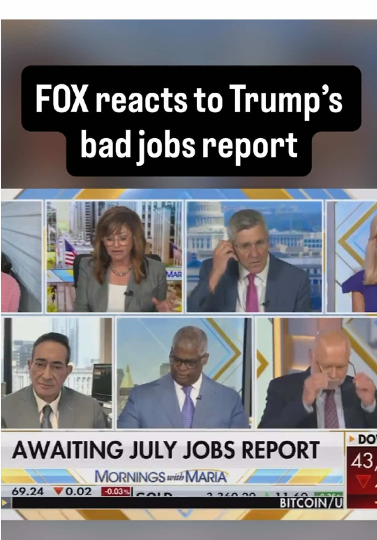 Even Fox knows Trump’s tariff chaos is killing our economy. 