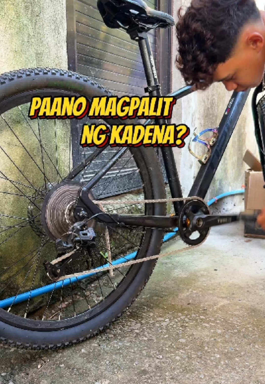 Bagong kadena para sa aking mtb😄💙 #chain #bikechain #siklistangtiktoker #bike #bikelife 