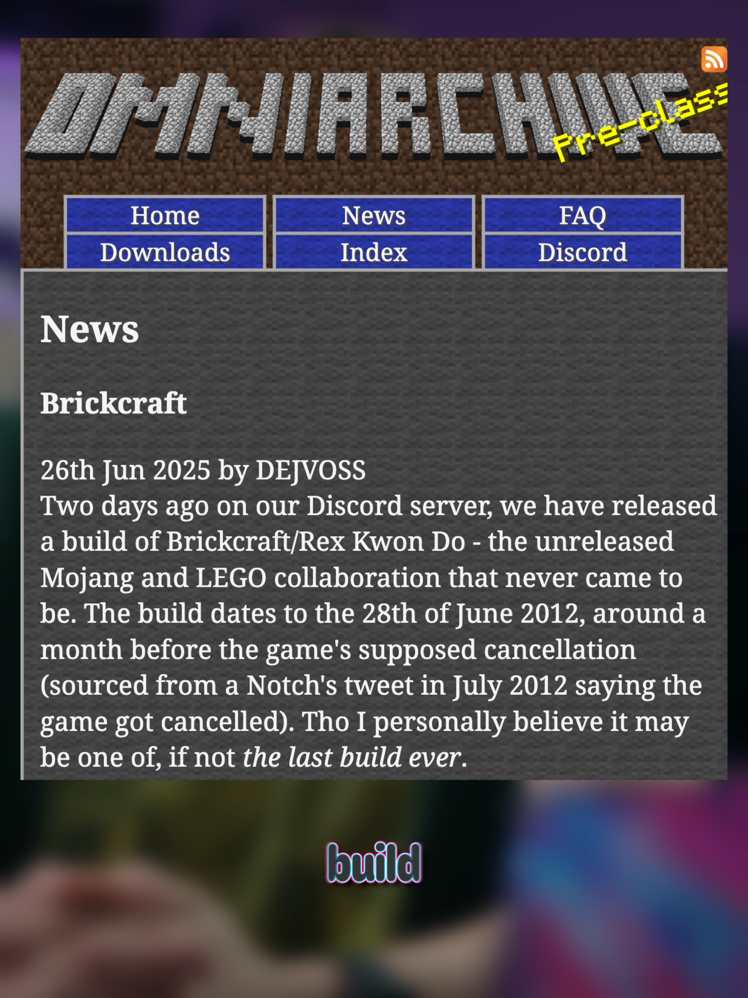 Lego Minecraft