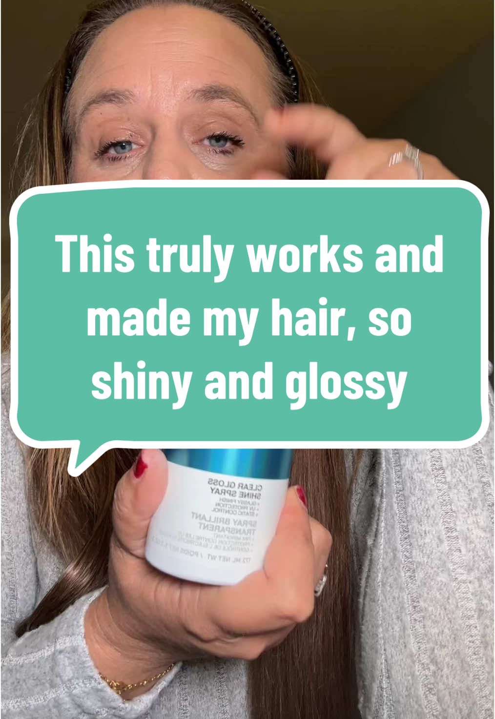 IGK disco clear gloss finish for your hair #igkhair #igkdiscodisco #ShinyHair #howtomakehairshiny 