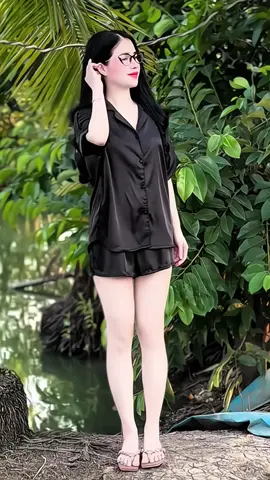 Bộ pijama cánh dơi chất liệu lụa latin free size 40-60kg#pijama #dobonu #dobomacnha #dongulua #thoitrangnu #xuhuong 